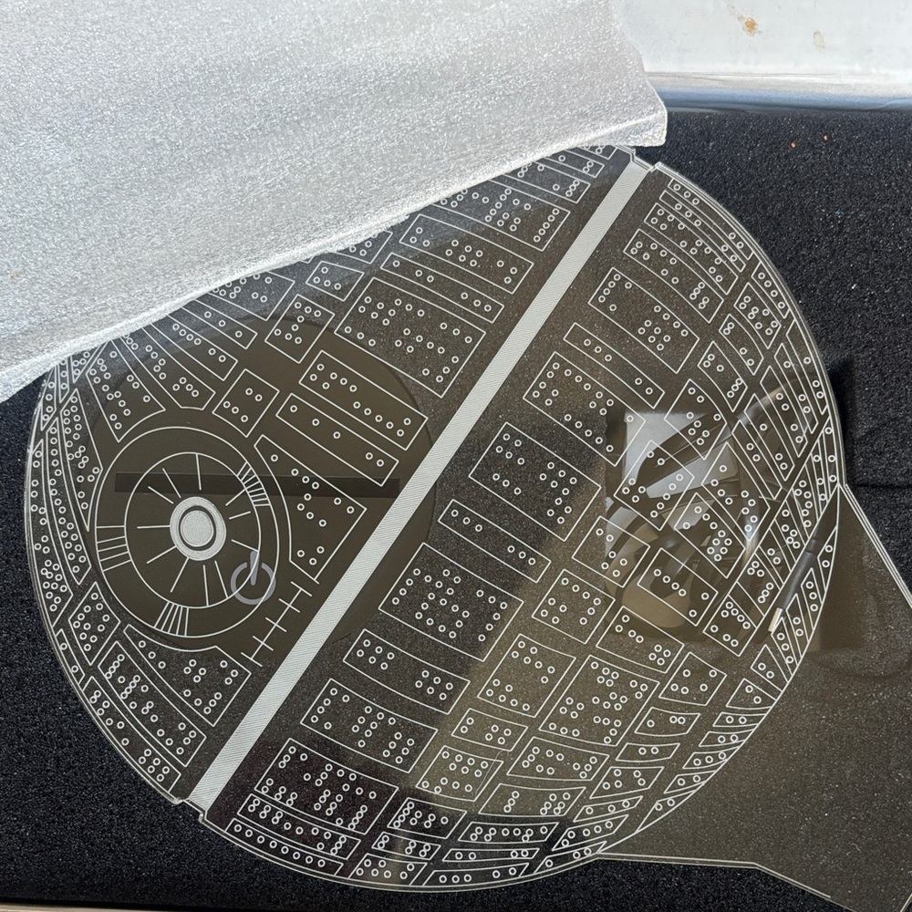 3D Star Wars Death Star light